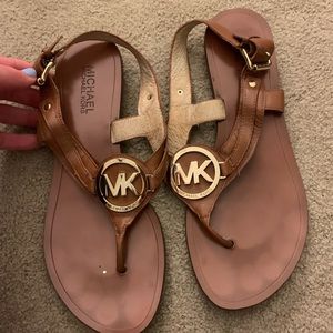 Michael Kors brown sandals